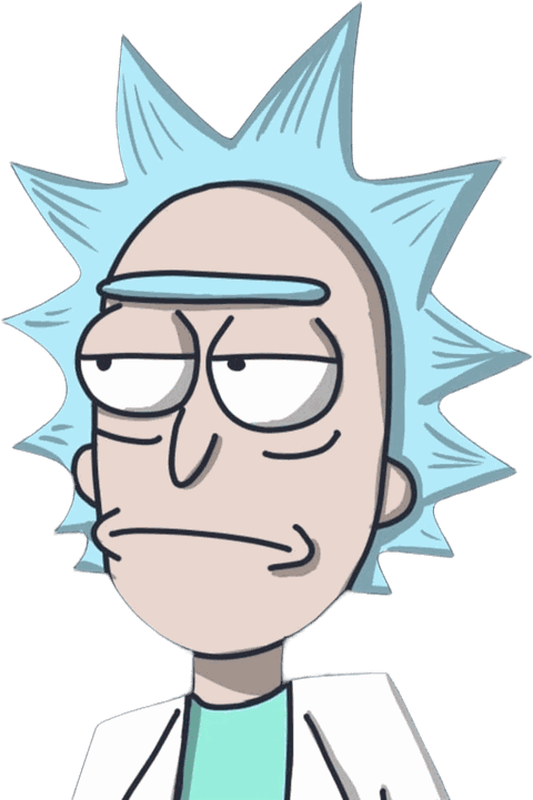 Rick observando o portal